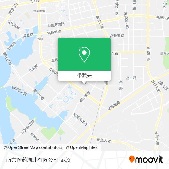 南京医药湖北有限公司地图