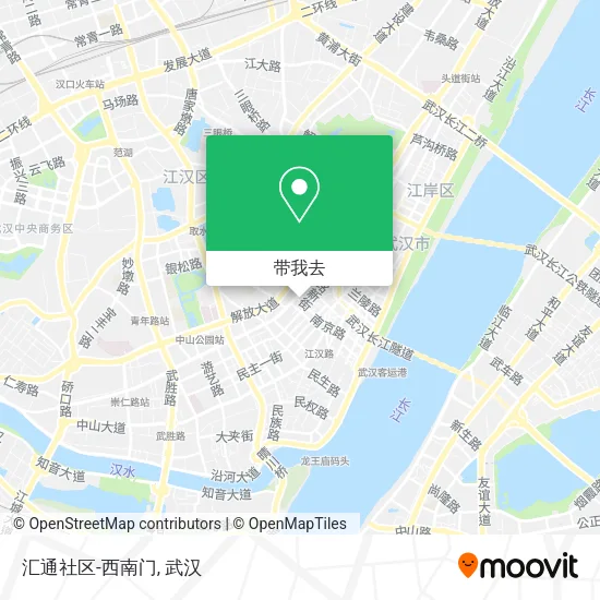 汇通社区-西南门地图