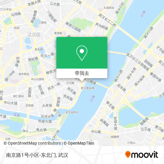 南京路1号小区-东北门地图