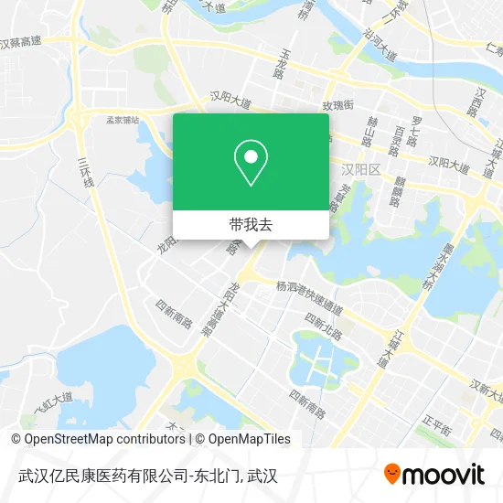 武汉亿民康医药有限公司-东北门地图