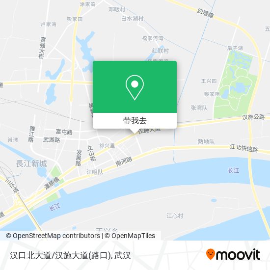 汉口北大道/汉施大道(路口)地图