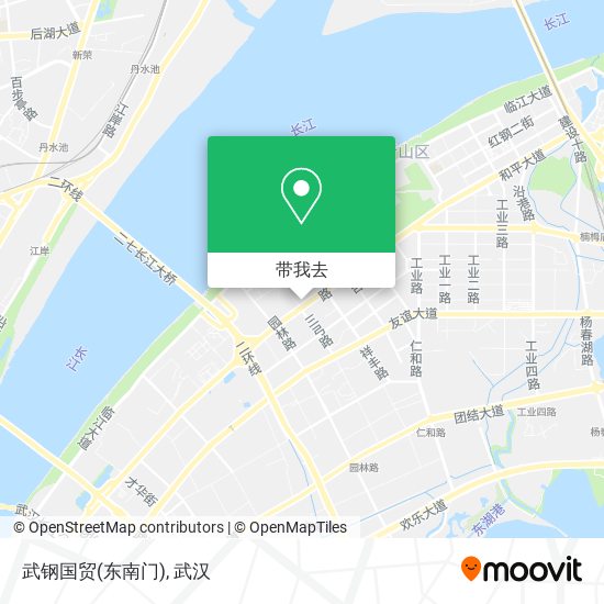 武钢国贸(东南门)地图
