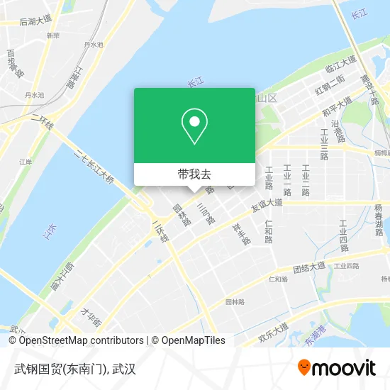 武钢国贸(东南门)地图