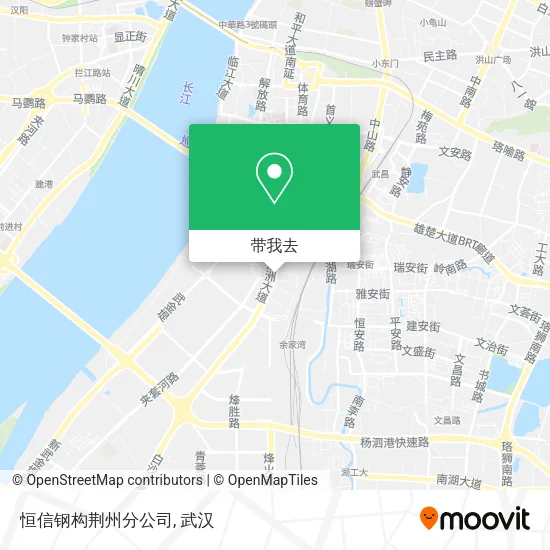 恒信钢构荆州分公司地图