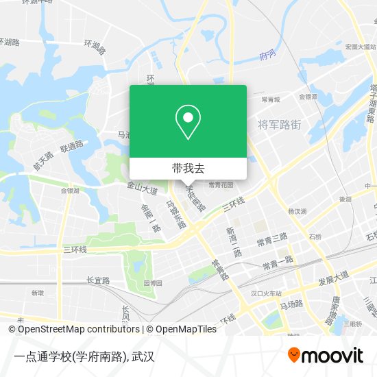 一点通学校(学府南路)地图