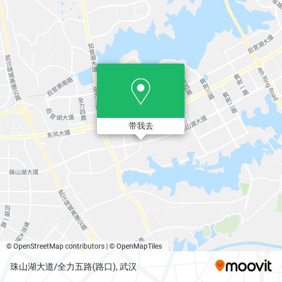 珠山湖大道/全力五路(路口)地图