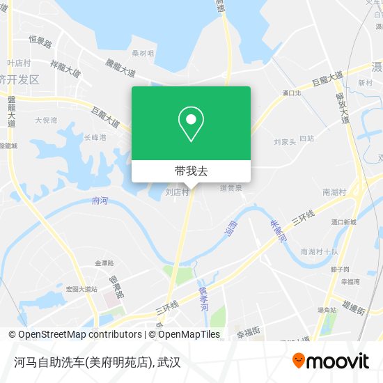 河马自助洗车(美府明苑店)地图