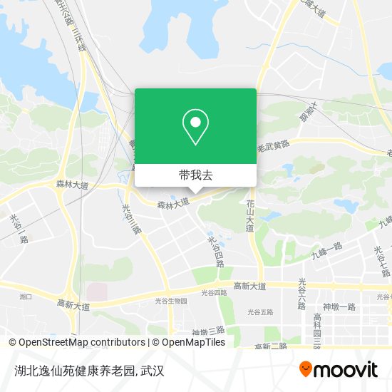 湖北逸仙苑健康养老园地图