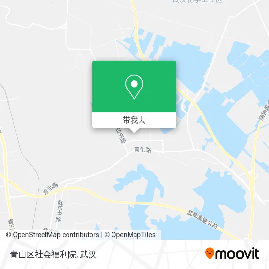 青山区社会福利院地图