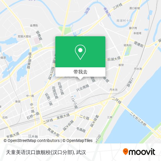 天童美语汉口旗舰校(汉口分部)地图
