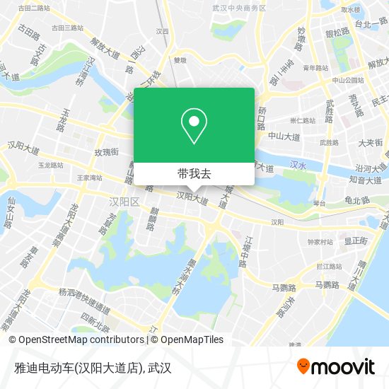 雅迪电动车(汉阳大道店)地图