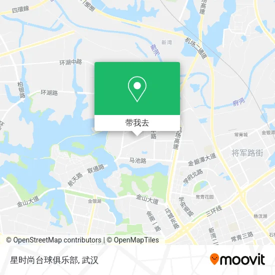 星时尚台球俱乐部地图