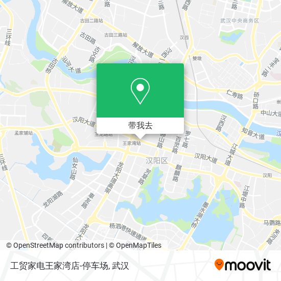 工贸家电王家湾店-停车场地图