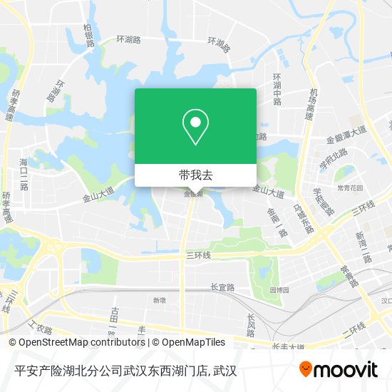 平安产险湖北分公司武汉东西湖门店地图