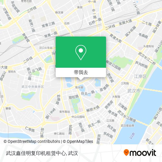 武汉鑫佳明复印机租赁中心地图