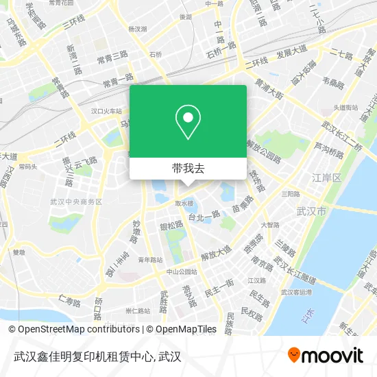 武汉鑫佳明复印机租赁中心地图