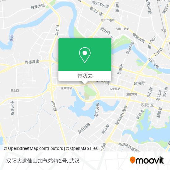 汉阳大道仙山加气站特2号地图