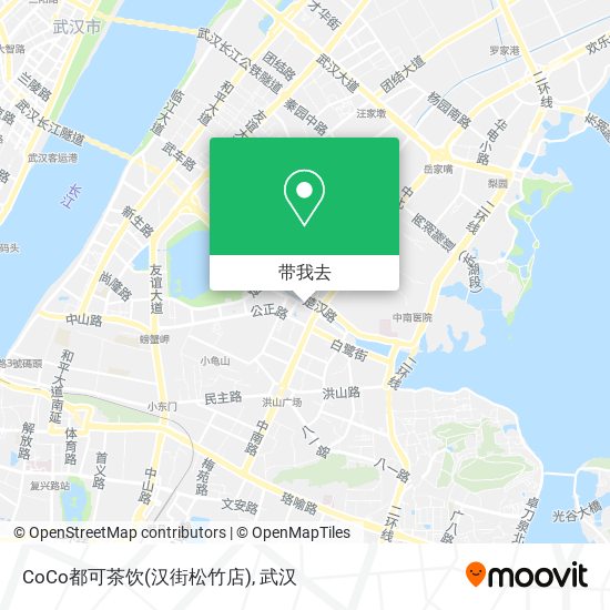 CoCo都可茶饮(汉街松竹店)地图