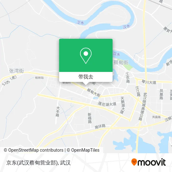 京东(武汉蔡甸营业部)地图