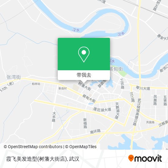 霞飞美发造型(树藩大街店)地图