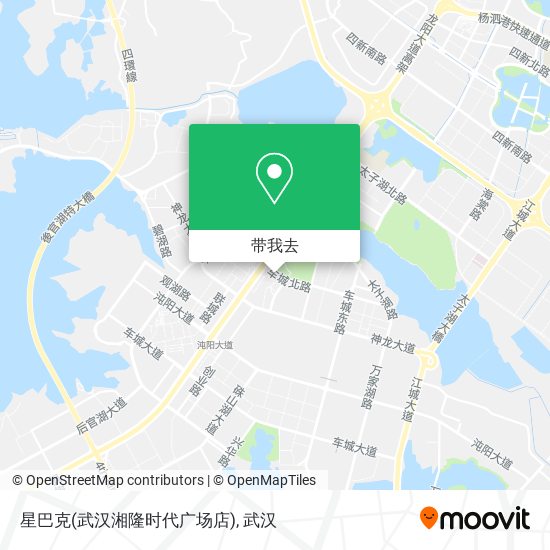 星巴克(武汉湘隆时代广场店)地图