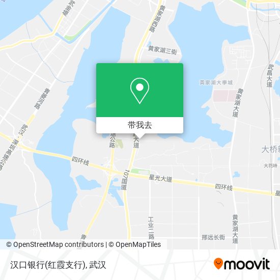 汉口银行(红霞支行)地图