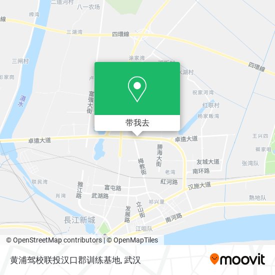 黄浦驾校联投汉口郡训练基地地图