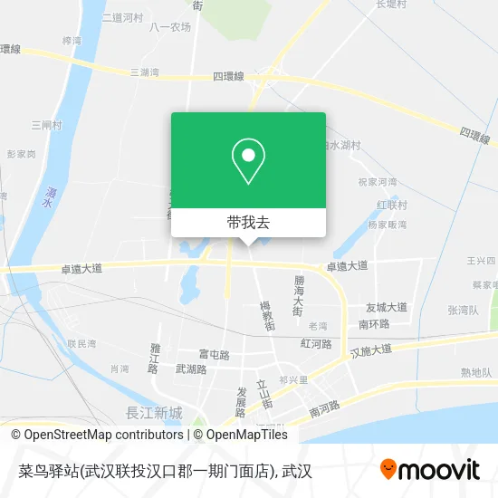 菜鸟驿站(武汉联投汉口郡一期门面店)地图