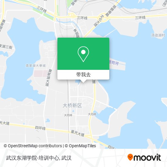 武汉东湖学院-培训中心地图