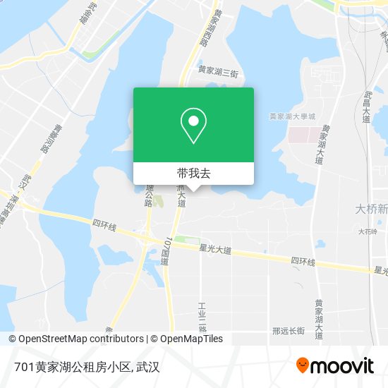 701黄家湖公租房小区地图