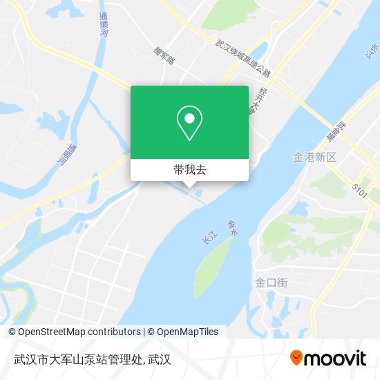 武汉市大军山泵站管理处地图