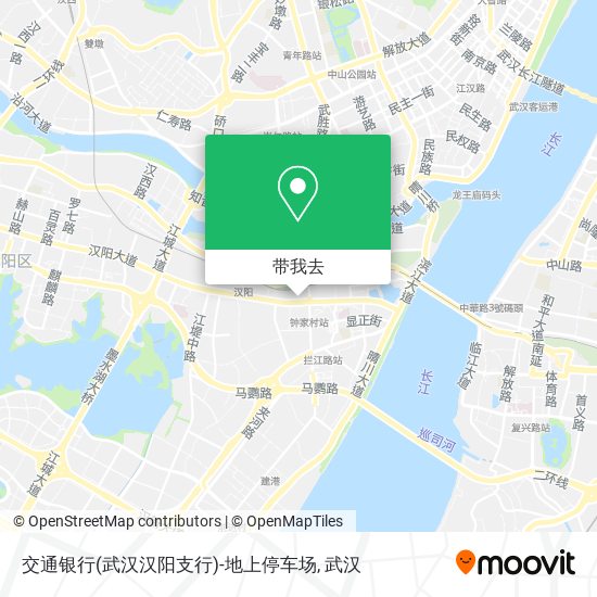 交通银行(武汉汉阳支行)-地上停车场地图