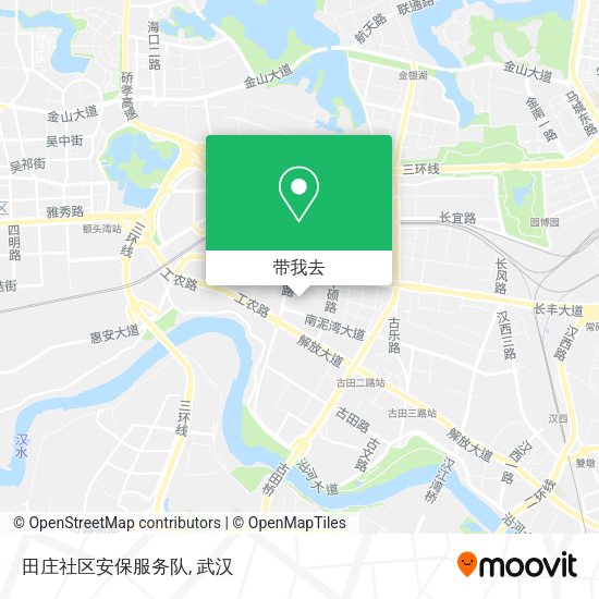 田庄社区安保服务队地图