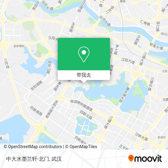 中大水墨兰轩-北门地图
