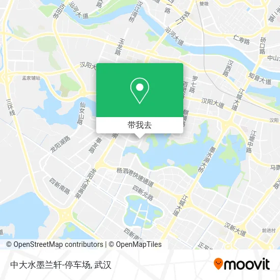 中大水墨兰轩-停车场地图