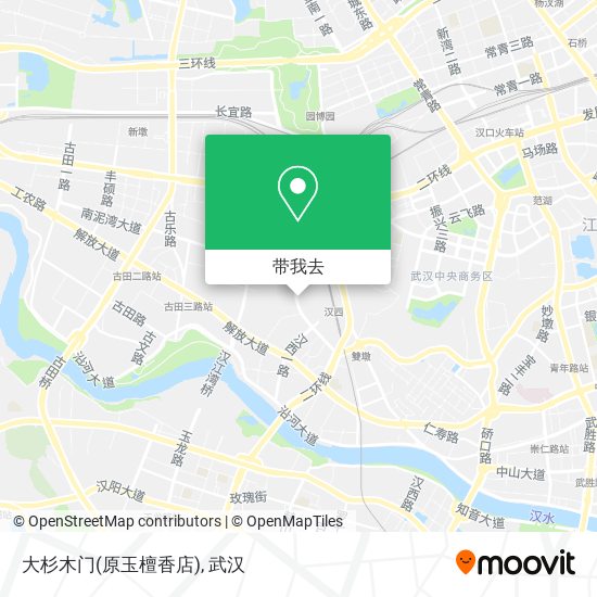 大杉木门(原玉檀香店)地图