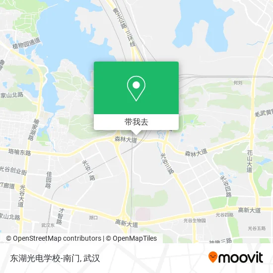 东湖光电学校-南门地图
