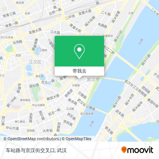 车站路与京汉街交叉口地图