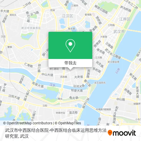 武汉市中西医结合医院-中西医结合临床运用思维方法研究室地图