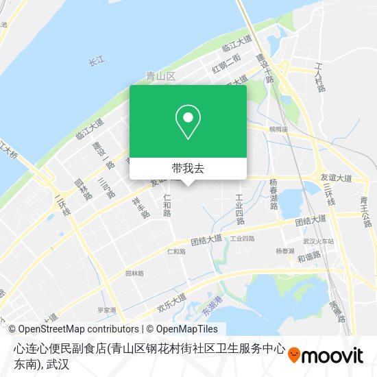心连心便民副食店(青山区钢花村街社区卫生服务中心东南)地图