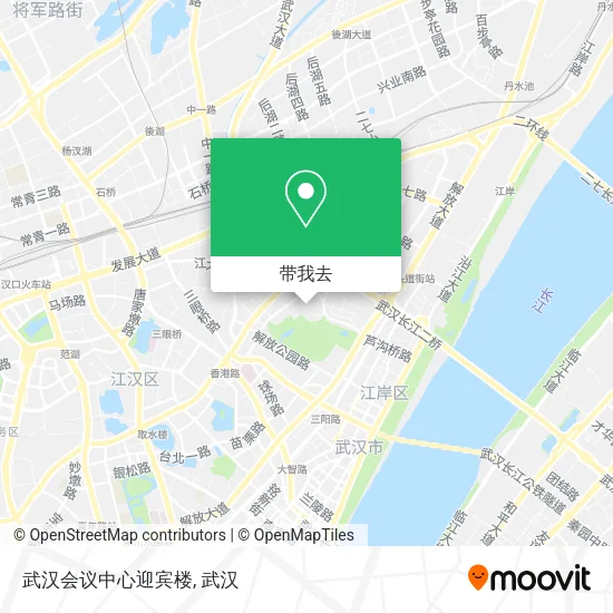 武汉会议中心迎宾楼地图