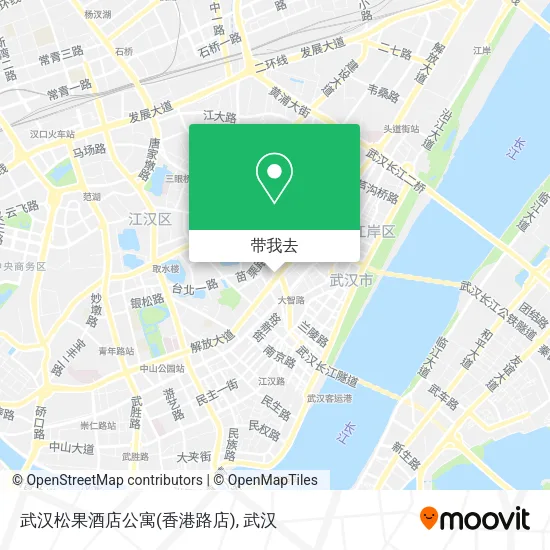 武汉松果酒店公寓(香港路店)地图