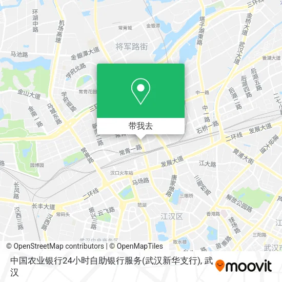 中国农业银行24小时自助银行服务(武汉新华支行)地图