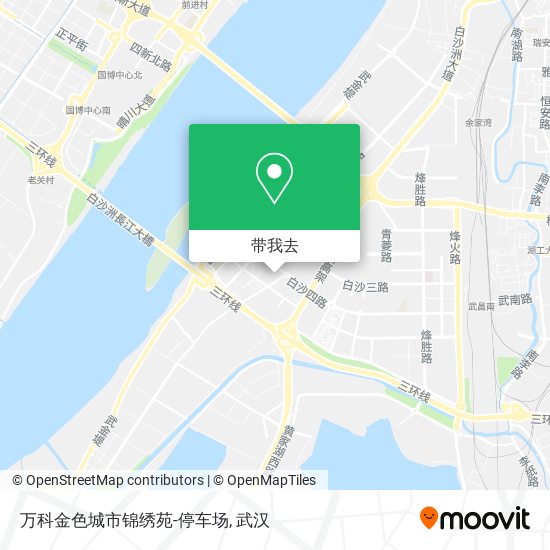 万科金色城市锦绣苑-停车场地图