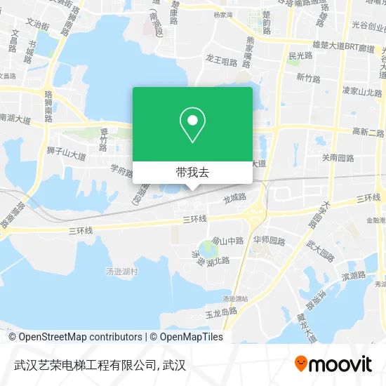 武汉艺荣电梯工程有限公司地图