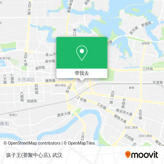 孩子王(荟聚中心店)地图