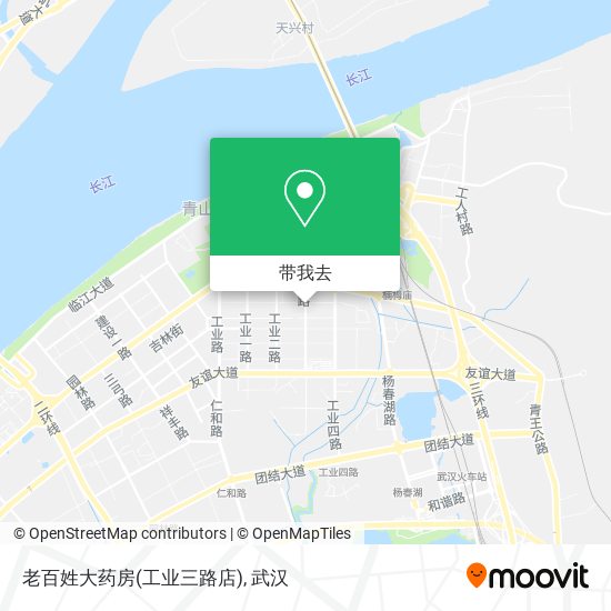 老百姓大药房(工业三路店)地图