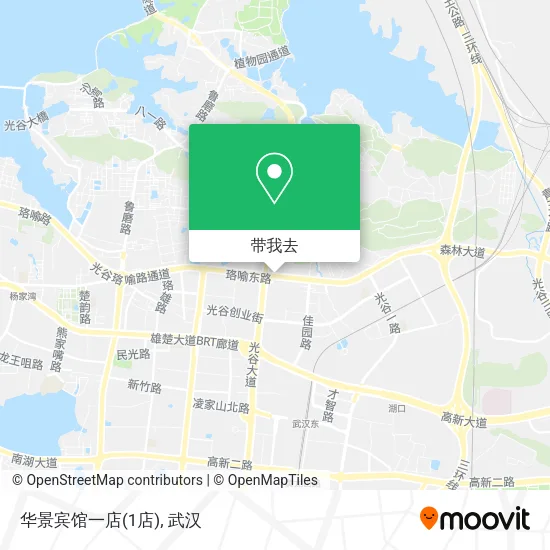 华景宾馆一店(1店)地图