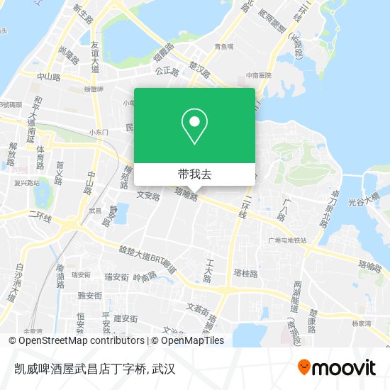 凯威啤酒屋武昌店丁字桥地图