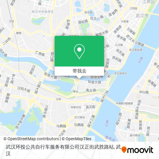 武汉环投公共自行车服务有限公司汉正街武胜路站地图